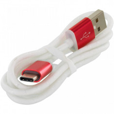 Cablu date USB Type-C rosu foto