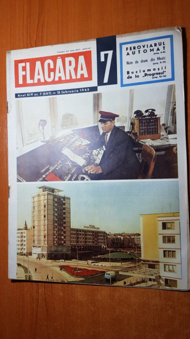revista flacara 13 februarie 1965-art. loc. buciumeni,regiunea tecuci,jud.galati