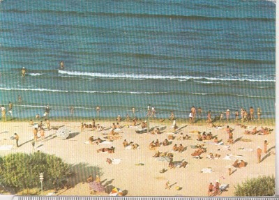 bnk cp Mamaia - Pe malul marii - circulata foto