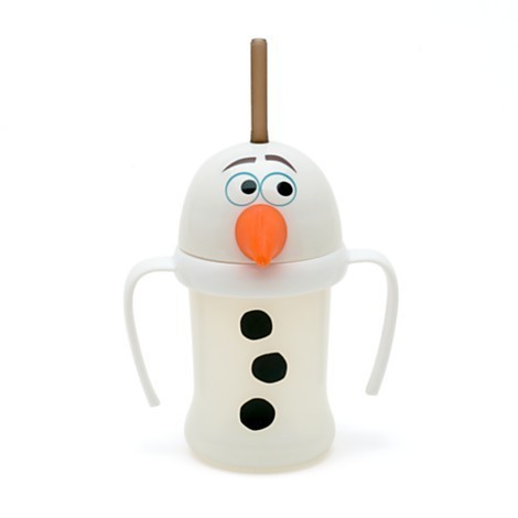 Pahar cu pai Olaf Frozen foto mare Pahar cu pai Olaf Frozen foto mare