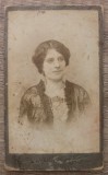 CDV femeie// Atelier High Life S. Korn, Bucuresci, Romania 1900 - 1950, Portrete