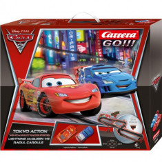 Circuit Cars - Tokio Action Circuit Disney/Pixar Cars cu 2 masinute si accesorii foto