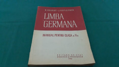 LIMBA GERMANA MANUAL PENTRU CLASA A V-A/ B. COLBERT/ 1956 foto