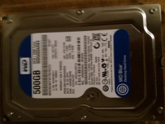 Hard disk de 500gb sata de calculator 100 la 100 functional Wd blue \16mb cache foto