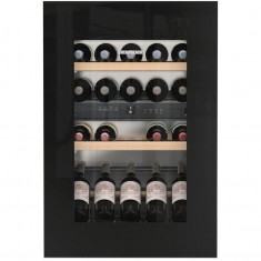 Vitrina vin incorporabila EWTgb 1683, 104 l, Clasa A, GlassBlack foto