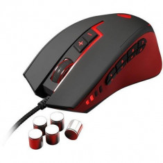 Natec Genesis MMO gaming Mouse GX85, laser, USB, 8200 DPI, AVAGO 9800, black-red foto