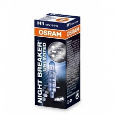 Bec auto OSRAM H1 12V 55W NIGHT BREAKER UNLIMITED foto