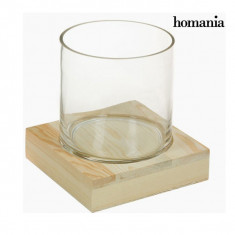 Vaza Sticla Lemn - Pure Crystal Deco Colectare by Homania foto