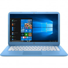 Laptop HP Stream 14-ax000nq Intel Celeron N3060 1.60 GHz, 14, 4GB, 32GB eMMC, Intel HD Graphics 400, Windows 10 Home, Blue foto