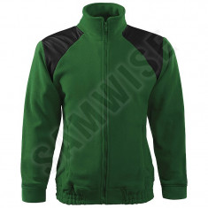 Jacheta Sport Fleece Unisex HI-Q (Culoare: Verde sticla, Marime: S, Pentru: Barbati) foto