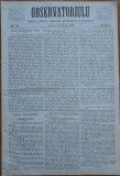 Cumpara ieftin Ziarul Observatorul ; Politic , national si literar , an 1 ,nr. 42 , Sibiu ,1878
