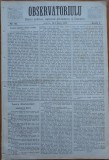 Ziarul Observatorul ; Politic , national si literar , an 1 ,nr. 42 , Sibiu ,1878