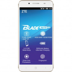 Telefon mobil Blade A610 Plus Dual SIM, 5.5, 32GB, 4GB RAM, 4G, Gold foto