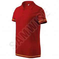 Tricou Polo de copii Junior, 100% bumbac (Culoare: Rosu, Marime: 146cm/10 ani, Pentru: Copii) foto