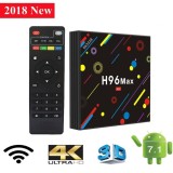 Mini Pc Tvbox H96 Max H2 4 Quad-Core 4GB 32GB Wifi 5 GHz BT USB 3.0 Android 7.1