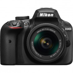 Aparat foto DSLR D3400, 24,2MP Black + Obiectiv AF-P 18-55mm VR foto