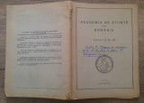 Academia de Stiinte din Romania, buletin nr. 13// 1946