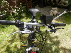 Bicicleta cu motor termic 80cc foto