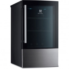 Vitrina pentru vinuri Electrolux ERW1170AO, 110 l, 32 sticle, clasa A, negru foto