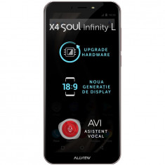 Telefon mobil X4 Soul Infinity L, Dual SIM, 16GB, 4G, Mocca Gold foto