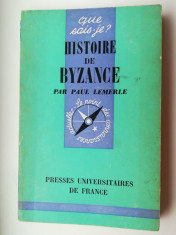 Paul Lemerle - Histoire de Byzance foto