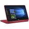 Laptop 2-in-1 DELL 11.6&amp;#039;&amp;#039; Inspiron 3168, HD Touch, Procesor Intel Celeron N3060, 2GB, 32GB eMMC, GMA HD 400, Win 10 Home, Red