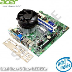 KIT Placa de baza Acer G43D01G1 + Intel Core 2 Duo E8400 3GHz + Cooler Procesor foto