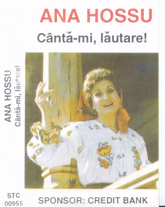 Caseta audio: Ana Hossu - Canta-mi, lautare! ( Electrecord - STC 00955 )