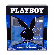 Apa de toaleta Playboy Super Playboy For Him Barbatesc 60ML Edt 60 ml + Shower Gel 250 ml foto