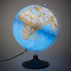Glob geografic iluminat Carbon Clasic, 30 cm, National Geographic foto
