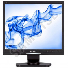 Monitor LCD Philips 17&amp;quot; 17S, Grad A, 1280 x 1024, 8ms, DVI, VGA, Cabluri incluse foto
