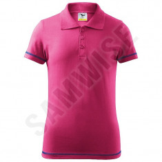 Tricou Polo de copii Junior, 100% bumbac (Culoare: Purpuriu, Marime: 146cm/10 ani, Pentru: Copii) foto