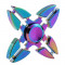 Spinner Fidget jucarie metalica, 4 brate, multicolor
