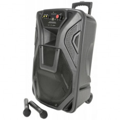 Boxa activa portabila QTX Sound Busker QK15PA, 300 W, difuzor 38cm, USB, MP3, Bluetooth, Radio FM foto