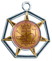 Pandantiv talisman Ingerul lui Saturn Cassiel foto