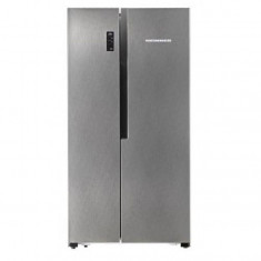 Side by side HSBS-520NFX+, 516 l, Clasa A+, Full No Frost, Display, H 178.6 cm, Inox foto