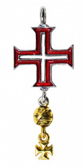 Pandantiv medieval Crucea din Tomar foto
