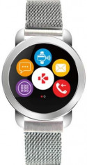 Smartwatch MyKronoz ZeCircle 2 Premium, TFT Capacitive touchscreen, Bluetooth, Rezistent la apa si praf (Argintiu) foto