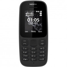 Telefon mobil Nokia 105 Dual SIM Black (2017) foto