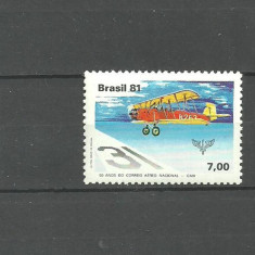 GERMANIA1965 / BRAZILIA 1981 - AVION DE TRANSPORT, BIPLAN, nestampilate, R13