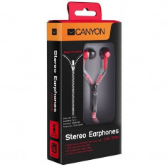 Casti Canyon In-Ear CNS-TEP1 red foto