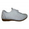 Adidas sport, din piele naturala, design creat de cusaturi, pe alb (Culoare: ALB, Marime: 38)