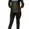Pantalon modern de culoare neagra, cu manseta ingusta jos (Culoare: NEGRU, Marime: 36)