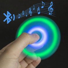 Spinner Fidget LED cu difuzor, conectare bluetooth, reda muzica, Esperanza foto