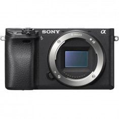 Aparat foto Mirrorless Sony Alpha A6300L 24.3MP, 4K, Wi-Fi NFC, Black + Obiectiv 16-50mm foto