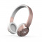 Casti audio iFrogz Coda Wireless Headphones cu microfon, Rose Gold