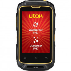 Telefon mobil UTOK Dorel 3S, Dual SIM, Black/Orange foto