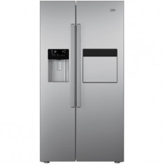 Side by Side Beko GN162431ZX, A++, Neo Frost, 544 L, Dozator apa, Minibar, Inox antiamprenta foto