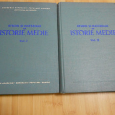 STUDII SI MATERIALE DE ISTORIE MEDIE - 2 VOL.