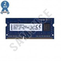 Memorie 4GB DDR3 1600MHz Kingston SODIMM 1Rx8 PC3L foto